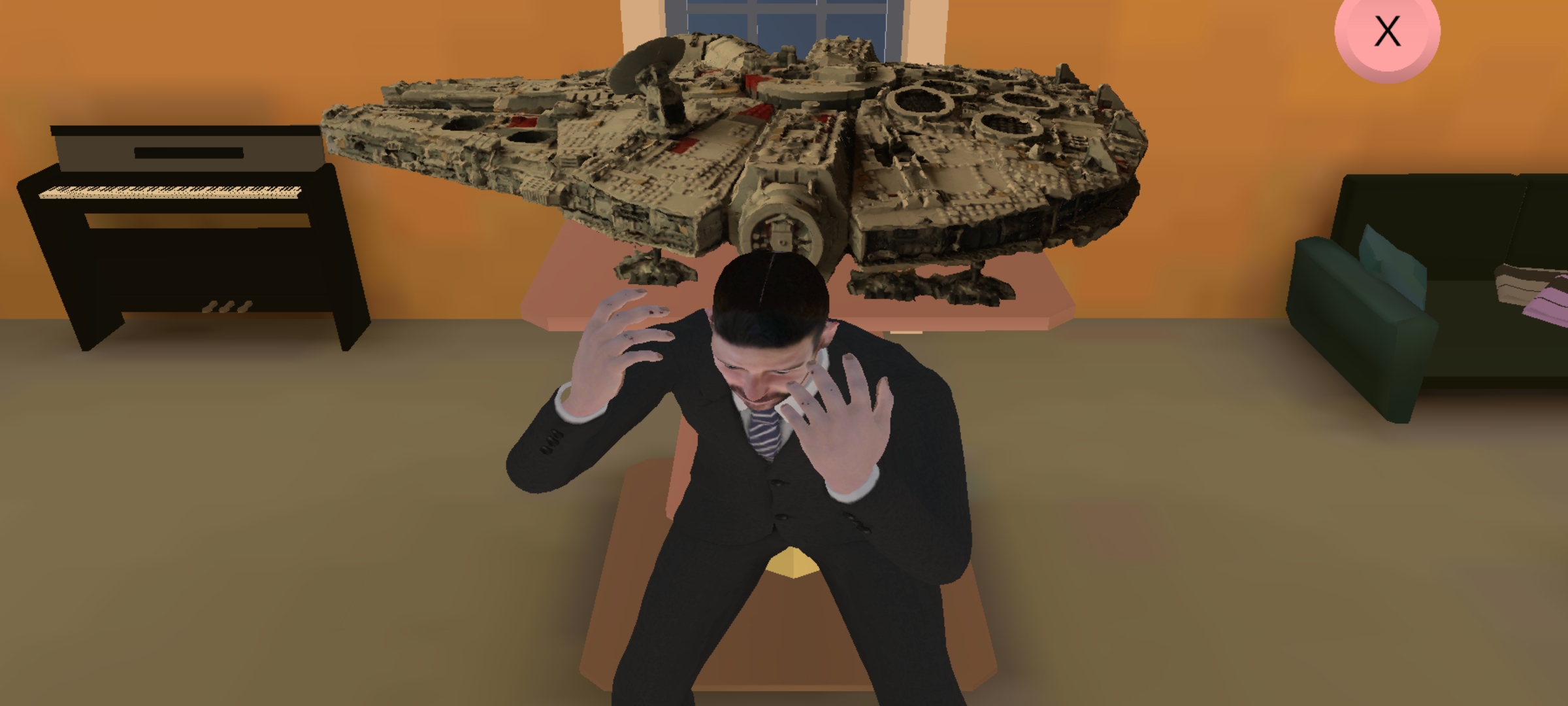 Wedding's Nightmare game, the groom is panicking